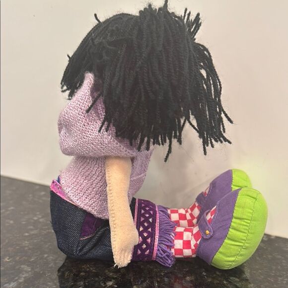 Groovy Doll-Manhattan Toys- Green and Purple Doll with Cheerful Expression - Picture 5 of 8